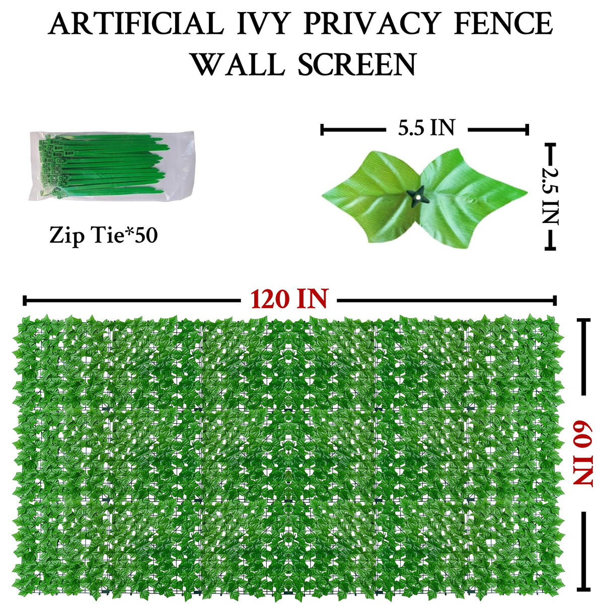 ODTORY artificial ivy fence panel on a balcony provides chic shade and greenery.