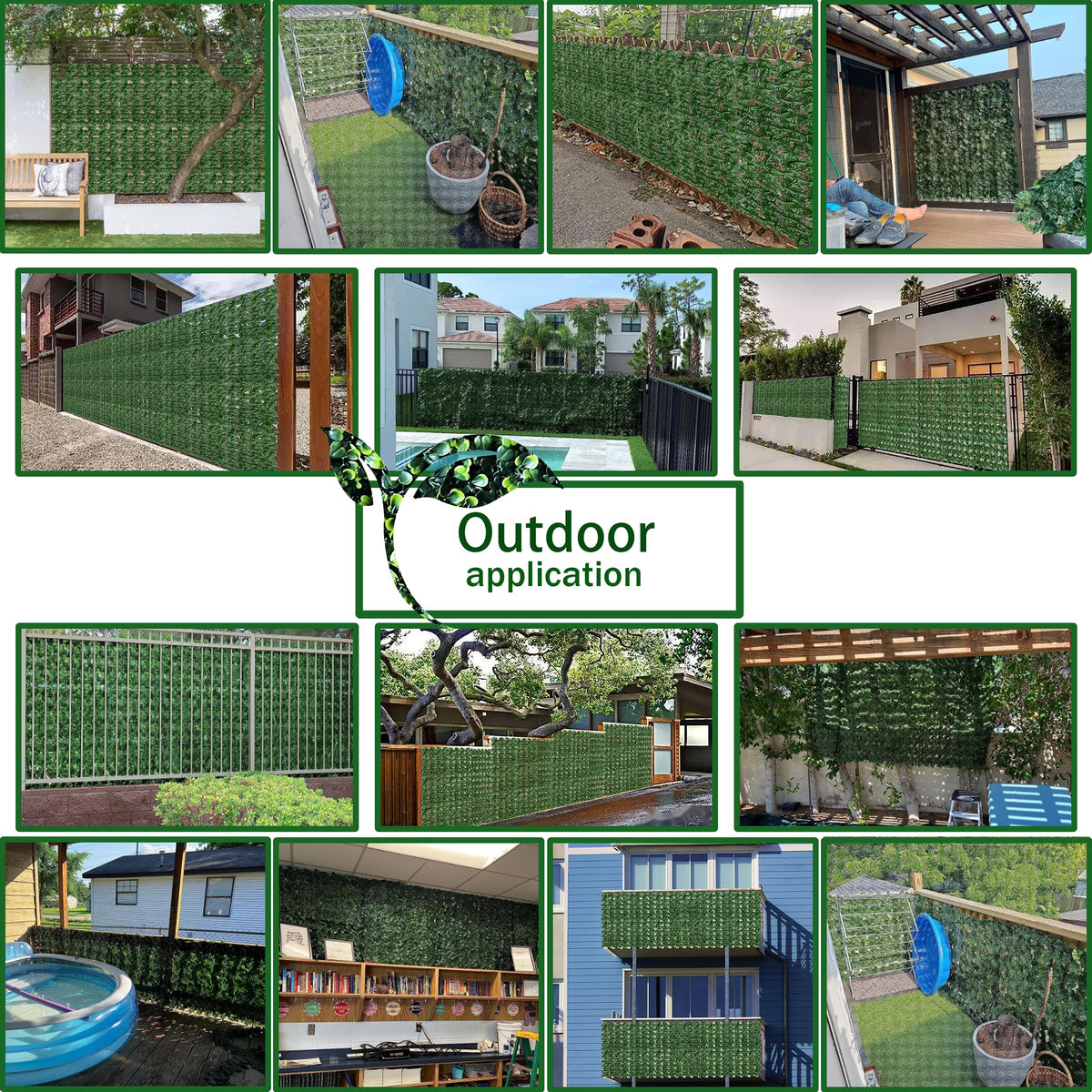 ODTORY faux greenery includes cable ties for quick, simple installation