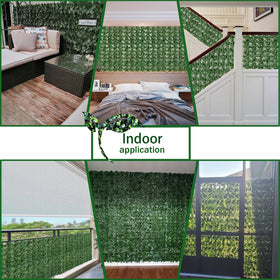 ODTORY weather-resistant ivy backdrop adds a decorative garden or patio touch