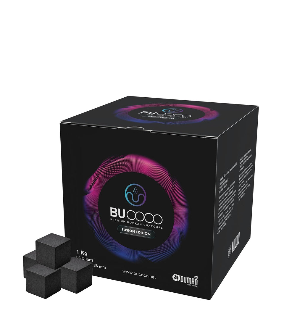 Oduman BUCOCO 26mm coconut charcoal cubes in pack for clean burn and long-lasting heat