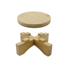 Oedema easy-assembly stand with slots enables tool-free setup.