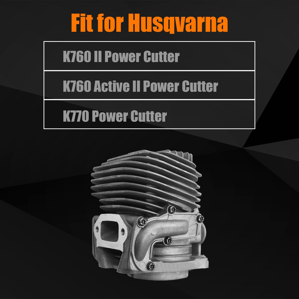 OEKITS 51mm cylinder piston kit for Husqvarna K760 Active II ensures reliable starts in heavy use