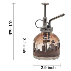 OFFIDIX vintage-style spritzer with bronze top for stylish garden spraying.