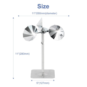 OFFO Adjustable neck tilts 90–180 degrees for mounting versatility