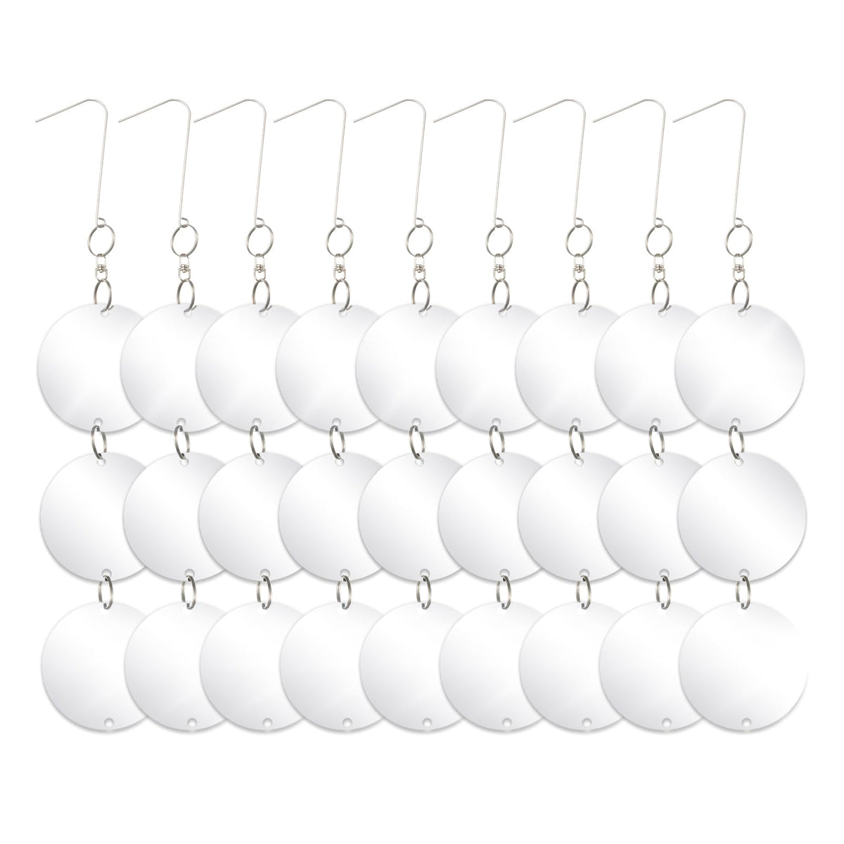 OFFO bird scare discs 27-pcs set for versatile garden protection and bird-free spaces