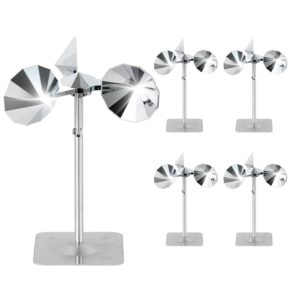 OFFO Bird Scare Reflective Device front view deters birds with mirrored shine on roofs