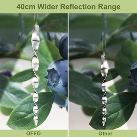 OFFO 40cm bird scarer rod in multicolor finish adds decorative deterrence
