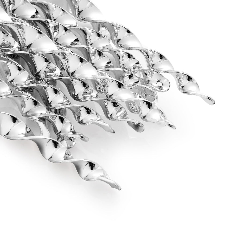 OFFO Bird Scarer Rods 11.5-inch set deters pigeons with reflective shine in outdoor spaces.