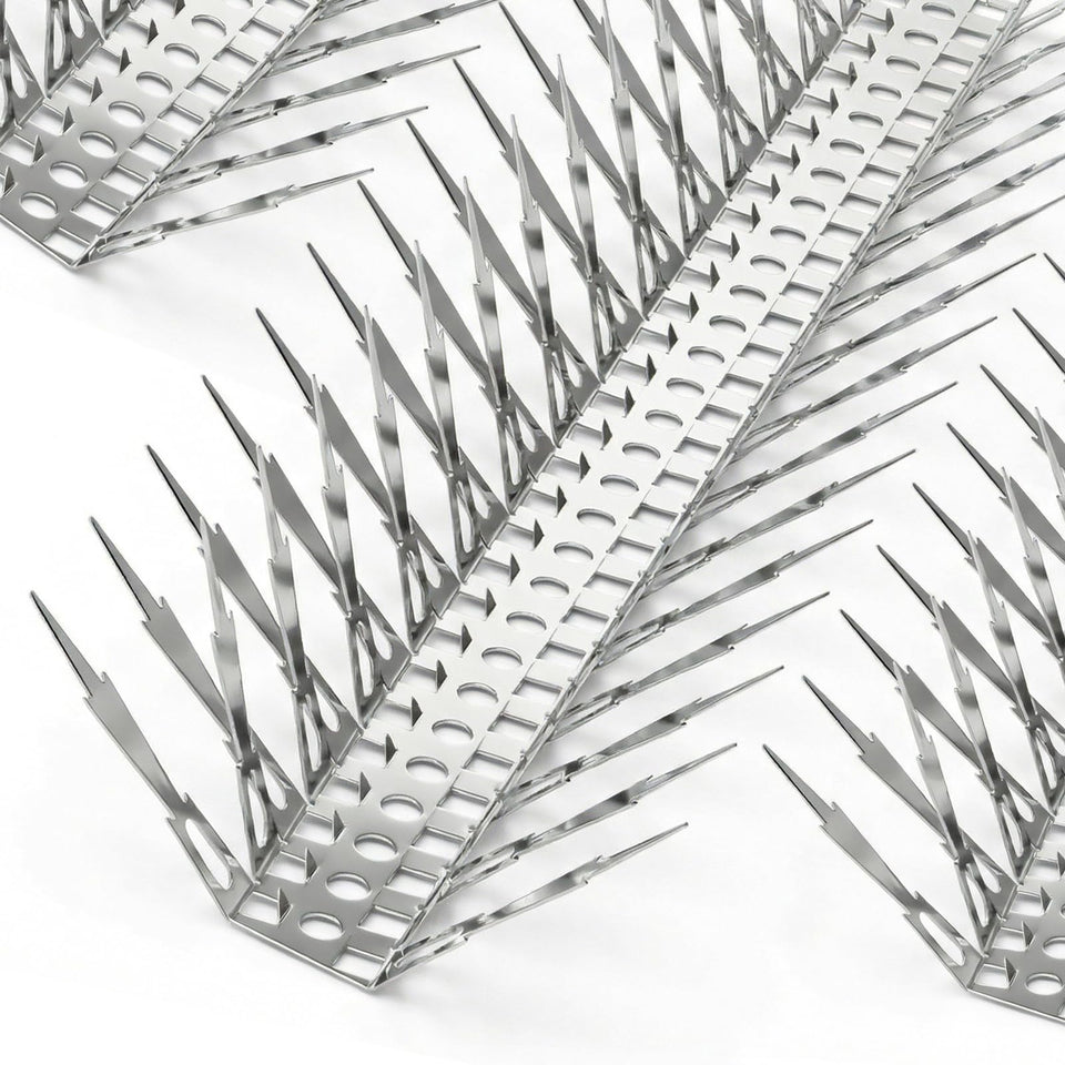 OFFO Bird Spikes provide 20ft balcony coverage to deter perching.
