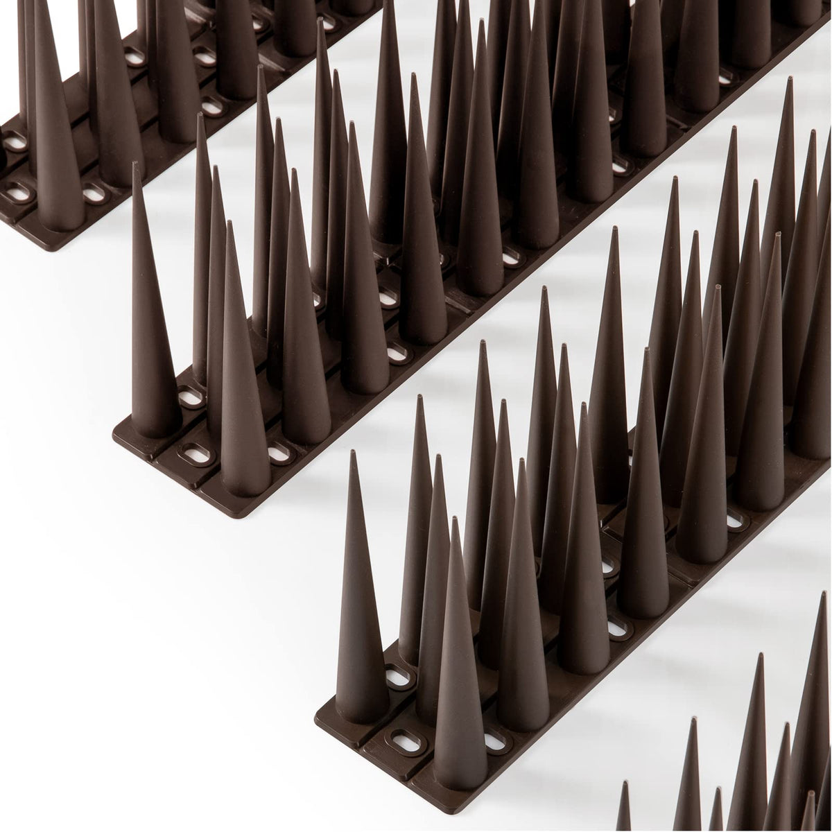OFFO Bird Spikes provide 40 feet coverage for outdoor bird deterrence.