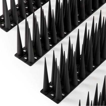 OFFO Bird Spikes provide 60 ft coverage to protect rooftops and ledges from birds.