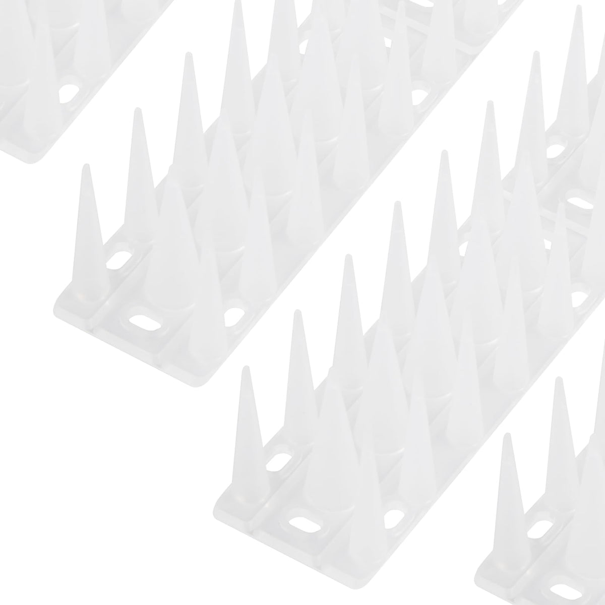 OFFO bird spikes base and wires deter perching on ledges, reducing mess