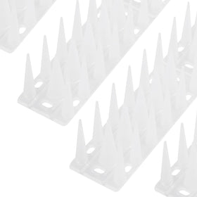 OFFO bird spikes base and wires deter perching on ledges, reducing mess