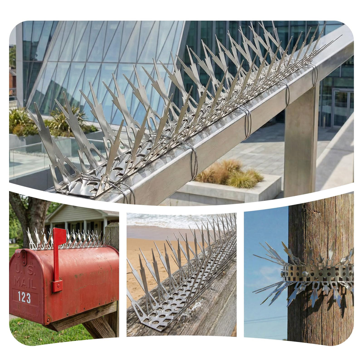 Weatherproof design endures rain and sun for outdoor durability.