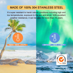 OFFO Black Bird Spikes six needles coverage provide 360 degree protection.