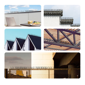 OFFO Black Bird Spikes wide use roof gutter ideal for roofs gutters and eaves.