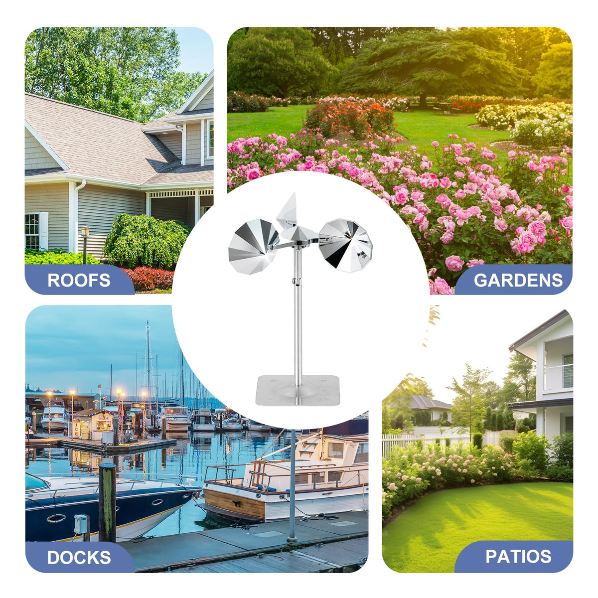 OFFO Easy installation kit for roofs, boats, or gardens