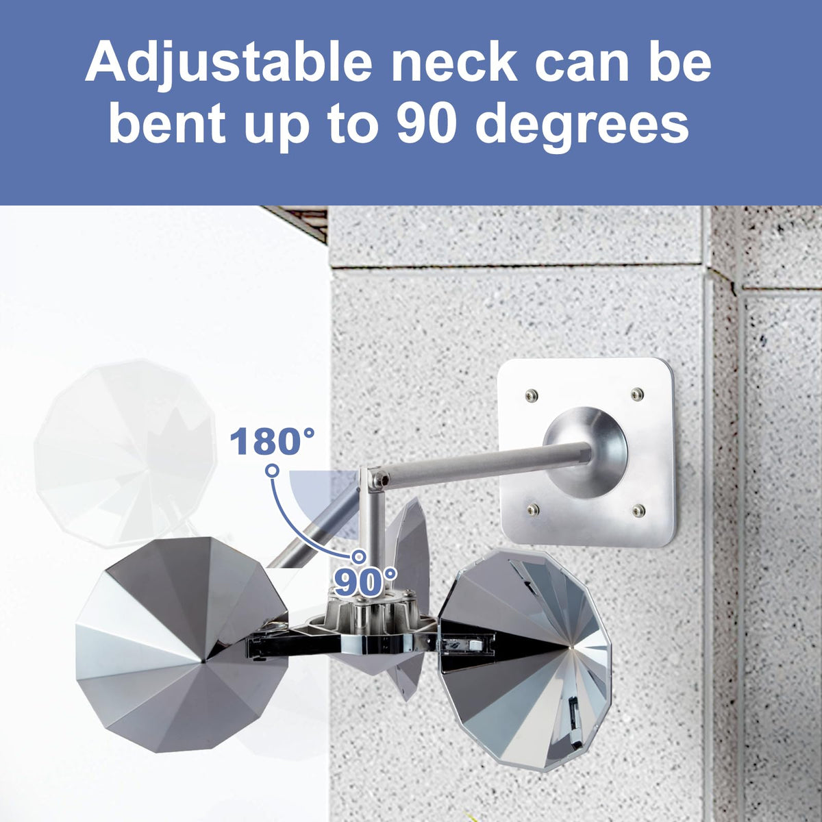 OFFO Stainless steel bearing enables smooth rotation in damp climates