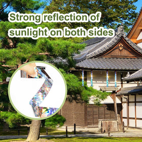 OFFO UV-resistant PET material withstands wind, sun, and weather for lasting deterrence.