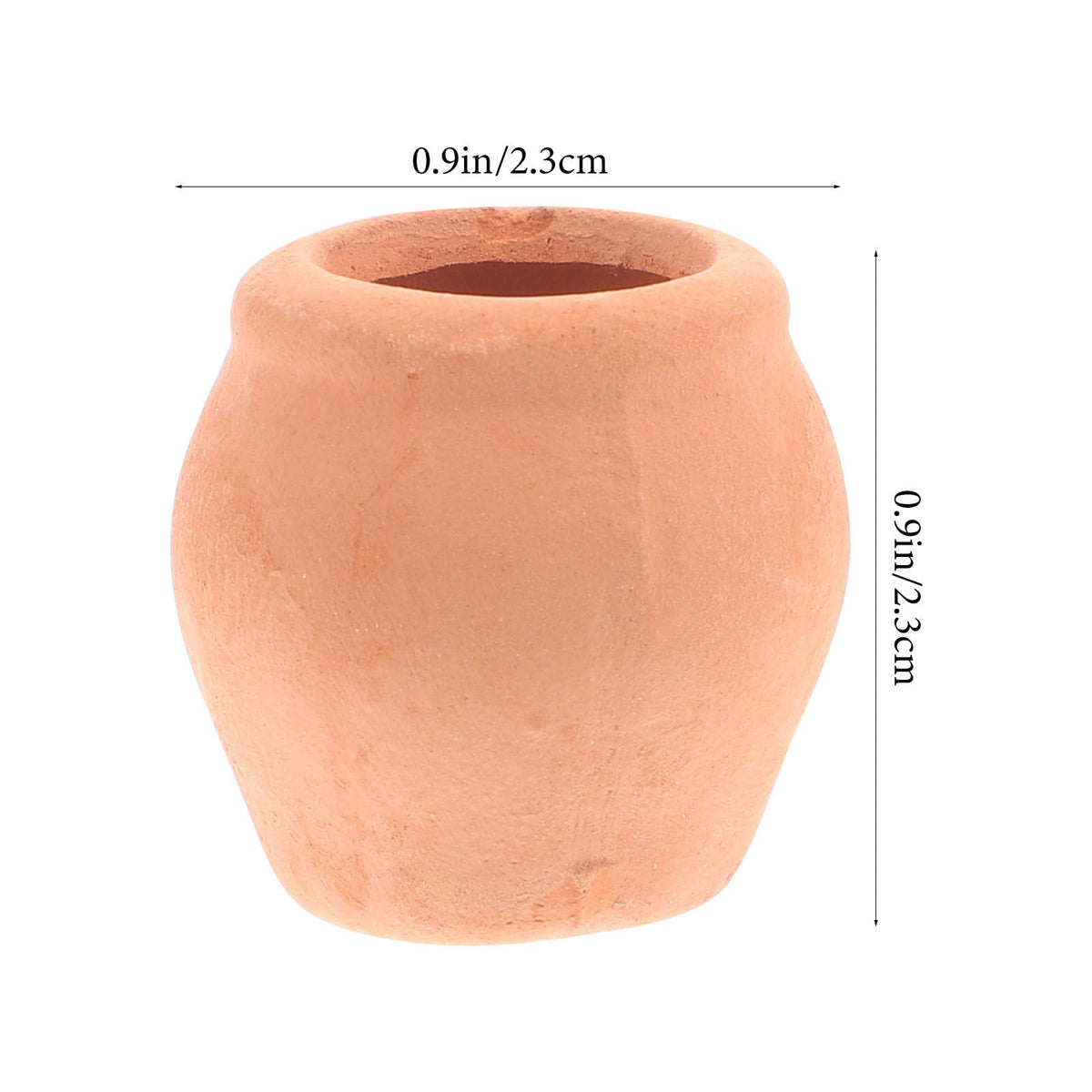 OFFSCH mini ceramic pot top view shows versatile home decor.