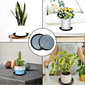 OFiSEXPT 10-inch flatlay plant-saucer shields surfaces