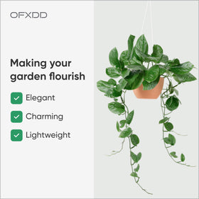 OFXDD balcony garden decoration hanger enhances vertical greenery and decor.