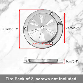 OGANAZI 3.7-inch vent dimensions for universal fit and quick replacement