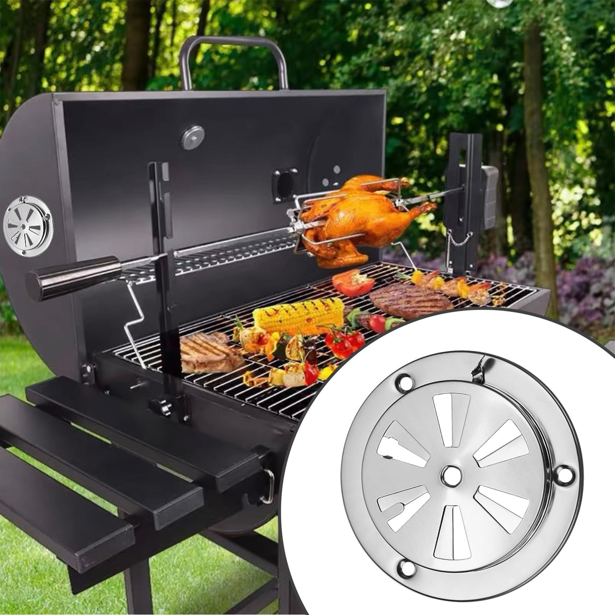 OGANAZI easy-install vent replacement for fast grill upgrades