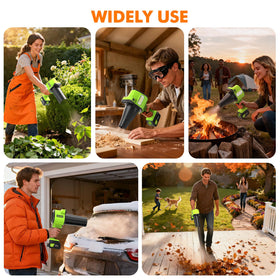 OGERY leaf blower in a yard setting during use