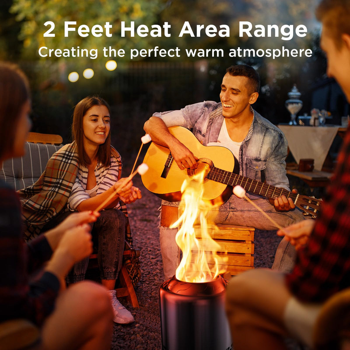 OGERY portable fire pit with travel bag for easy transport.