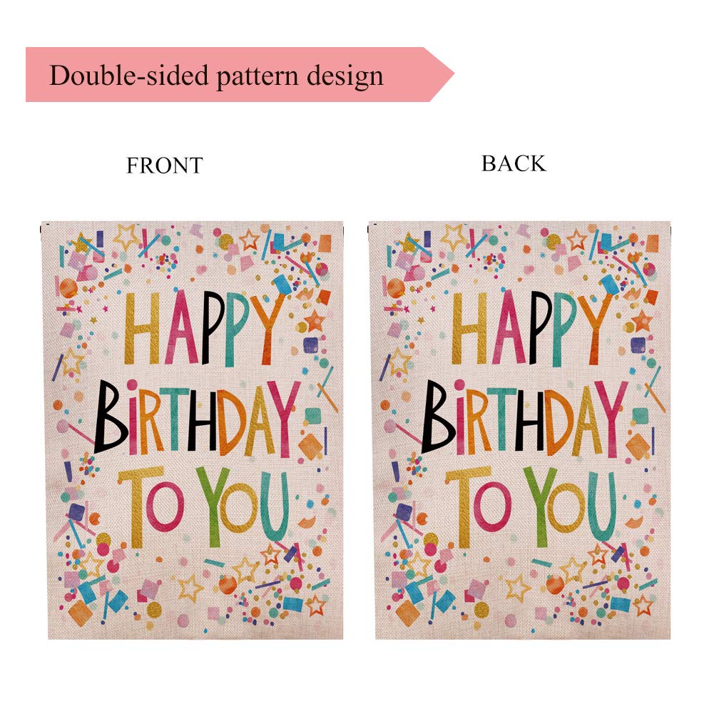 Ogiselestyle Personal Flair Garden Flag to celebrate birthdays outside.