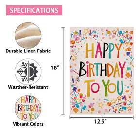Ogiselestyle Welcome Garden Flag 12x18 inches enhances outdoor curb appeal.