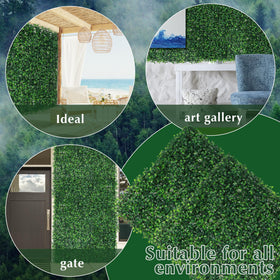 Ogrmar boxwood panel durable high-density polyethylene feels soft to touch.