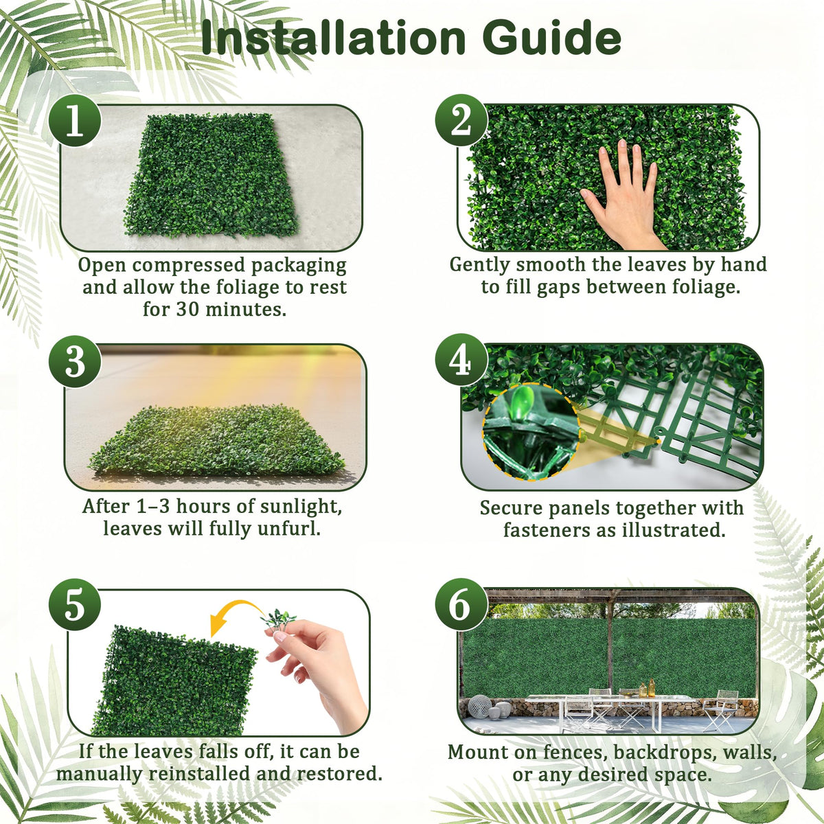 Ogrmar boxwood panel SGS Intertek certified safety and quality assurance.