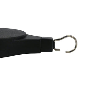 Ogrmar plant pulley hanger shows height adjustment for versatile balcony placement.