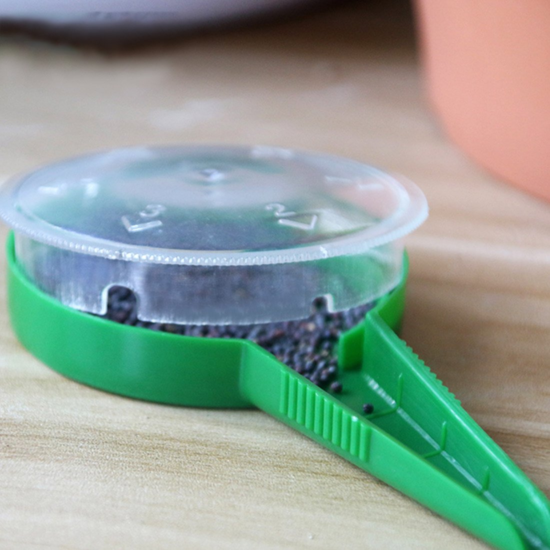 Ogrmar seed-dispenser-sower includes a single unit for quick setup.