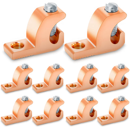 OHLECTRIC Lay-In Lugs grounding connector 10-pack for secure pool grounding.