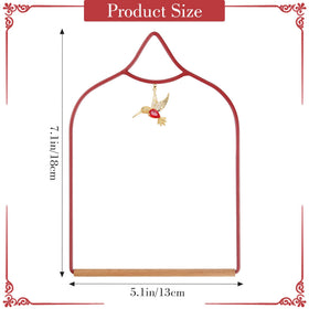 Ohmique Hummingbird Swing compact dimensions fit branches, windows, or balconies.