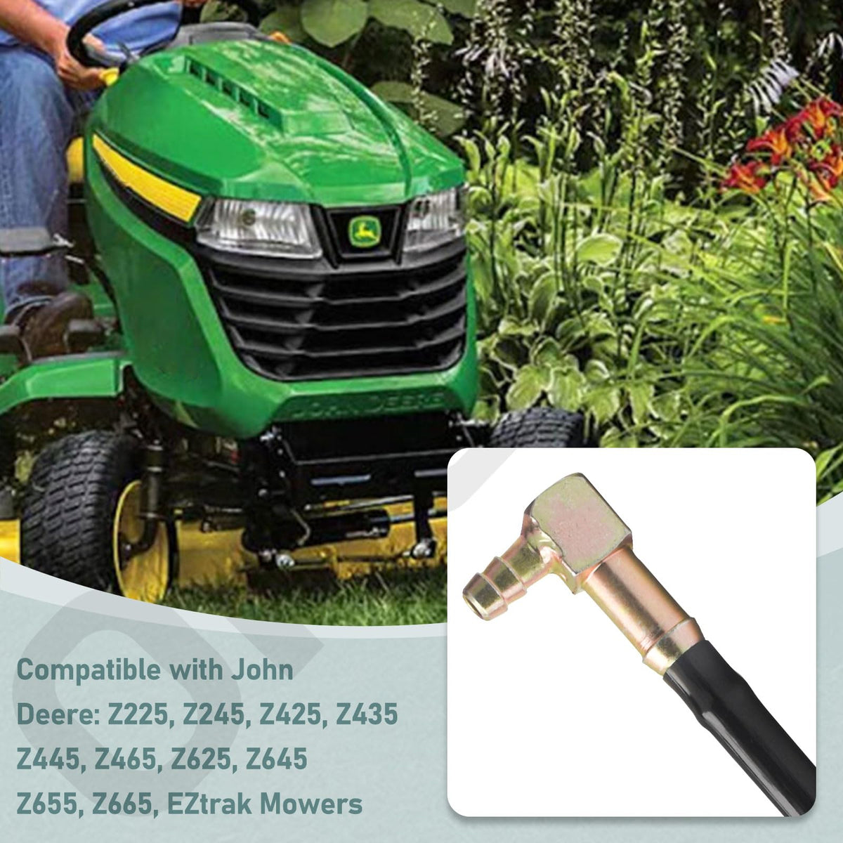 Ohoho AM122215 fuel pickup tube helps prevent fuel starvation during mowing