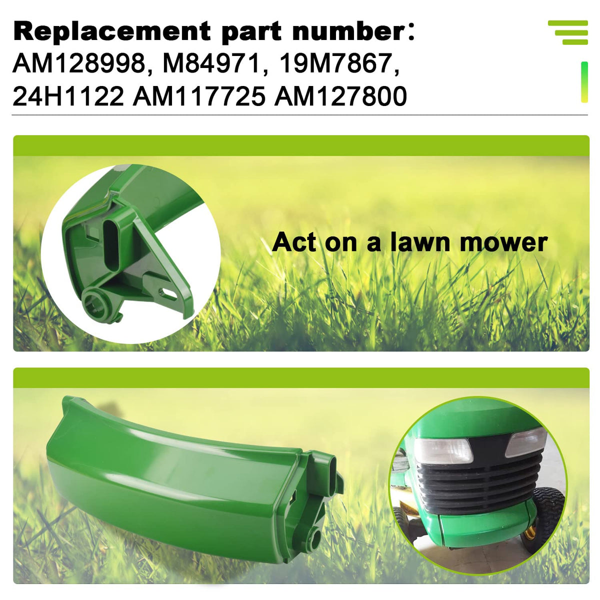 Ohoho AM128998 durable auto-grade plastic resists wear.
