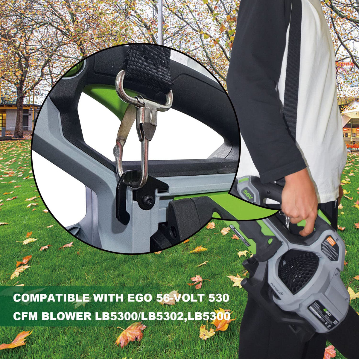 Padded shoulder area of Ohoho AP5300 strap reducing strain during long sessions