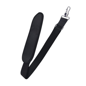 AP5300 strap mounted on trimmer providing reliable weight distribution during extended use