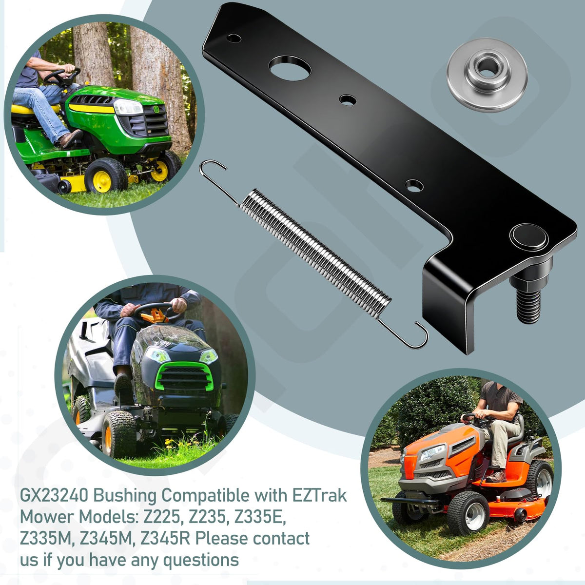 Ohoho deck brake arm side view showing compact profile