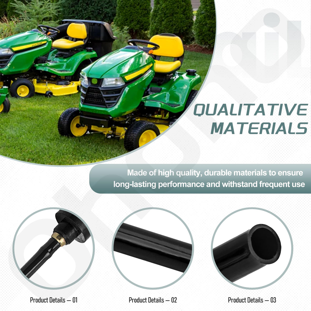 Ohoho Deere-compatible fuel line assembly supports consistent engine performance.