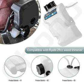 Ohoho fuel lines and filter set for compatible trimmers promotes reliable fuel flow and easy maintenance