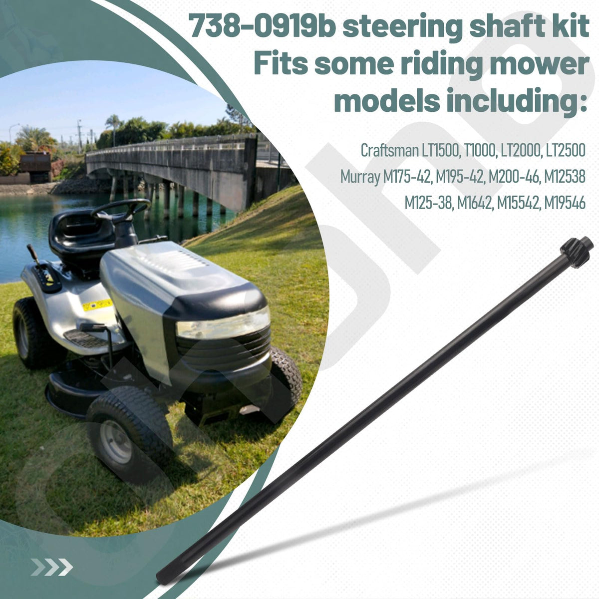 Ohoho kit includes shaft and bushing for a complete replacement solution