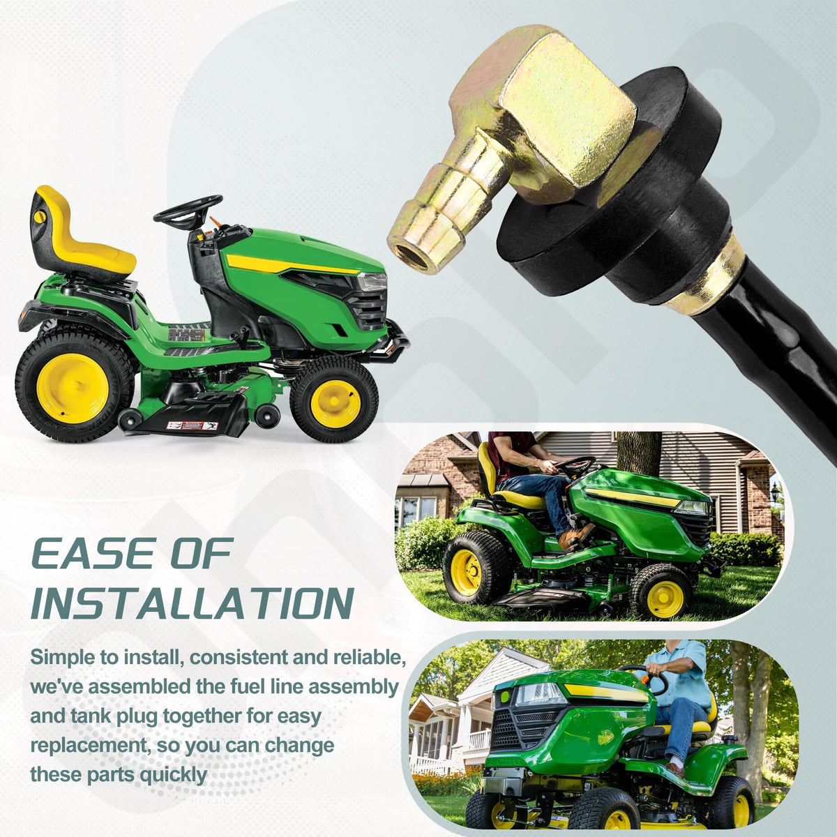 Ohoho quick-install design helps swap parts with minimal downtime.