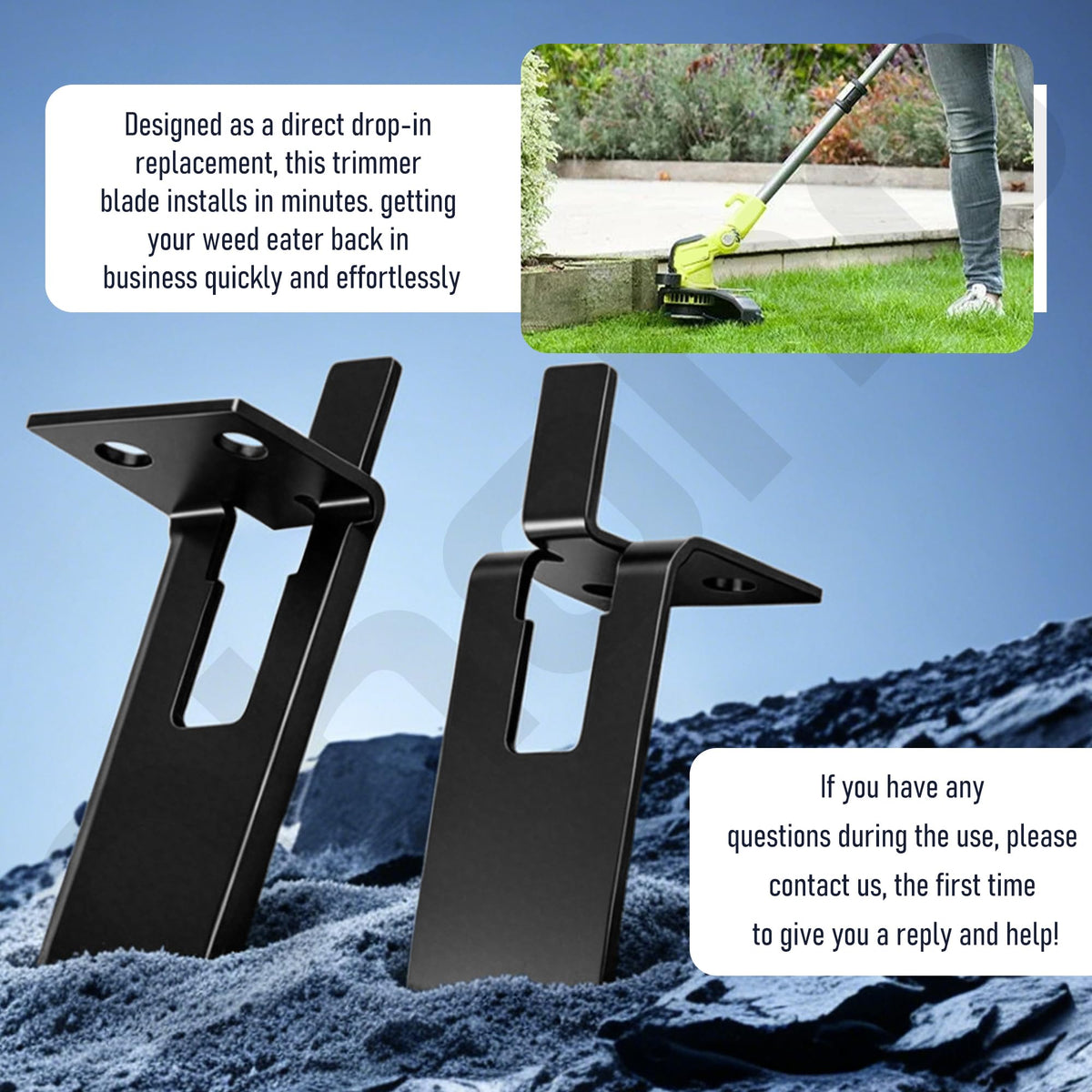 Rust-resistant coating on Ohoho blade in outdoor setting