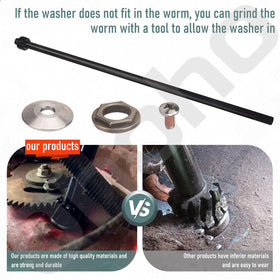 Ohoho steering shaft compatible-models chart assists selecting the right match.