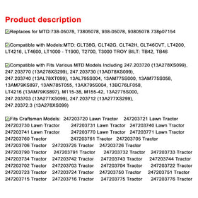 Ohoho steering shaft durable steel construction for heavy-duty tractor steering.